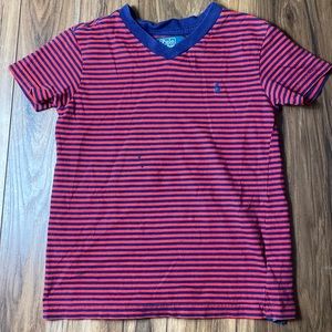 Gently Used Kids Polo T Shirt!! Small stain on front.